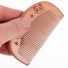NOLITOY Wooden Folding Mirror and Comb Set, Pocket Mirror with Hair Brush Makeup Vanity Mirror for Women Grils Backpack Travel