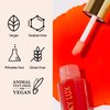 Winky Lux Barely There Sheer Tinted Lip Oil, Hydrating Lip Gloss Tint, Tinted Coral Glossy Lip Balm, Juicy Non Sticky Lip Gloss, Orange Lip Oil & Lip Tint with Jojoba Oil, Flush