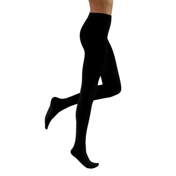 JOBST Relief Waist High Graduated Compression Stockings 30-40mmHg - Comfortable Unisex Design - Closed Toe, Black, Small