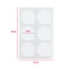 AKOAK 108 Pieces 5cm Disposable Eyelash Extension Glue Holder Adhesive Glue Pallet Sticker Pads