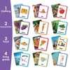 Bear Tale Alphabet Flash Cards for Toddlers 1 2 3 4 5 6 Years About Daily Life, 54pcs Double Sided Printed Kids Toddler FlashCards, Early Learning Educational Toys for Kindergarten Preschooler