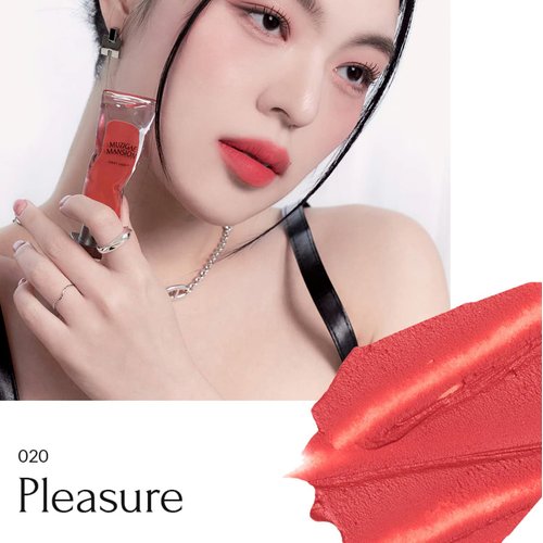 MUZIGAE MANSION Objet Liquid Makeup Vivid Glow Vegan Lip Tint (PLEASURE) 0.20 Fl Oz (Pack of 1)