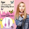 Expressions 5pc Lip Oil Set - Butterfly Kisses Lip Oils, Lip Healing Lip Oil Collection with Precision Applicator Wand for Everyday Lip Care and Lip Repair (BUTTERFLY KISSES)