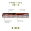 Kent R5T All Coarse Hair Detangling Comb Wide Teeth Dressing Table Comb for Thick Curly Wavy Hair. Hair Detangler Comb for Grooming Styling Hair, Beard and Mustache. Saw-Cut. Handmade in England