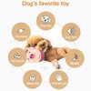 Active Moving Pet Plush Toy, Interactive Dog Toy Pet Bouncing Balls, USB Rechargeable Interactive Washable Cartoon Pig Plush Sound Electronic Dog Toy, Small Plush Sound Toys for Dogs (B)