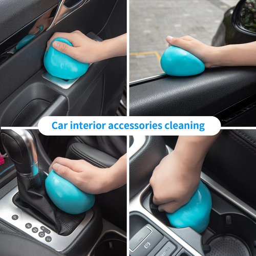 ALIOBC Dust Cleaning Gel Car Cleaning Gel Keyboard Cleaner Cleaning Putty for Car Interior Car Slime Cleaner Dust Cleaning Gel Car Putty for Cleaning Car Gel Cleaner Car Jelly Cleaner Blue 8.8oz