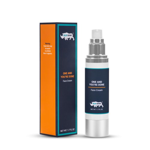 One and You're Done Mens Face Cream 1.7 Fl. Oz Scentless, Everyday Use, Non-Greasy, Facial Moisturizer