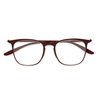 Foster Grant unisex adult Liam Super Flat Glasses Blue Light Glasses, Red, 50mm US