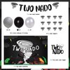 Sursurprise Tornado Birthday Party Decorations, Twonado 2nd Second Birthday Party Supplies, TWO NADO Backdrop Banner Cake Topper Balloons for 2 Years Old Boys Girls