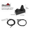 Stanbroil Fire Pit Push Button Ignition Kit with 2 Outlet and Ground Wire for Fire Pit Gas Burner System, AAA Battery