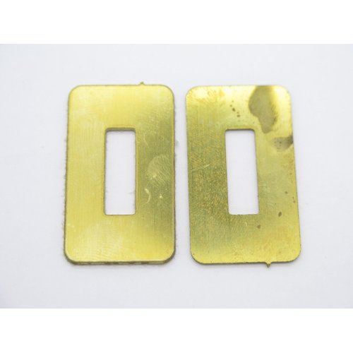 USA Lot of 2 0.040 Brass Spacer Fixed Blade Knife Handle Making Part