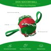 AiPITE Dog Ball Toy, Interactive Dog Toys, Flying Saucer Ball for Dogs, Active Rolling Ball, Dog Ball,Dog Toys for Tug of War, Green and Red
