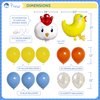 Pirese Chicken Birthday Decorations, Chicken Party Decorations, Chicken Decorations for Party | Chicken Party Supplies | Chick Party | Baby Chicken Party Decorations | Chicken Balloons | Bday Banner