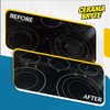 Cerama Bryte Combo Kit POW-R Grip, Scraper, Pads & Removes Tough Stains Cooktop and Stove Top Cleaner for Glass - Ceramic Surfaces, 10 Ounces, 6 Piece