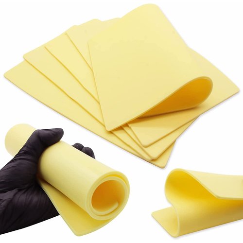 Yuelong 3Pcs Tattoo Skin Practice 3MM Thick 8x12" Blank Double Sides Tattoo Practice Skin Soft Silicone Pads Fake Skin Tattooing Microblading Practice Skin for Beginners and Experienced Artists