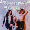 Big Sagittarius Energy Banner, Iridescent Foil Banner for Sagittarius Season Nov/Dec Birthday Party Decor,Sagittarius Season Decor, Astrology Party Supplies