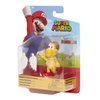 Super Mario Collectible Red para Koopa Troopa 4" Poseable Articulated Action Figure with Wings Accessory, Perfect for Kids & Collectors Alike! for Ages 3+