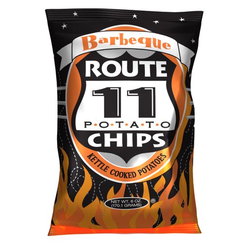 Route 11 Potato Chips : Barbeque (6oz, pack of 12) Barbecue BBQ