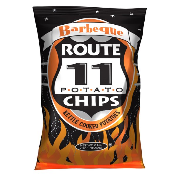 Route 11 Potato Chips : Barbeque (6oz, pack of 12) Barbecue BBQ