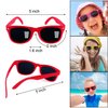 GINMIC Valentines Kids Sunglasses Party Favors, 12Pack Neon Sunglasses for Kids, Boys and Girls, Great Gift for Birthday Party Supplies, Beach, Pool Party Favors, Fun Gift, Party Toys
