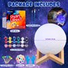 LBOLYUMEG Paint Your Own Moon Lamp Kit, Art Supplies Arts and Crafts for Kids Ages 8-12,Crafts for Girls 8-12,Night Light Kids Crafts Ages 4-8, Birthday Easter Gift for Girls Boys Age 3 4 5 6 7