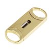 HAWAN Cigar Cutter Gold V-Cut Stainless Steel Cigar Guillotine