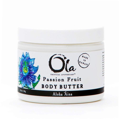 Tropical Apothecary Ola Passion Fruit Body Butter with Pure Tropical Oils and Plant Extracts - 5.6oz
