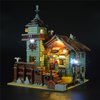 GEAMENT Bricks Light Set for Ideas Old Fishing Store Building Blocks Model Compatible with Lego 21310 (Model Set Not Included)