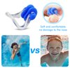 Lemon Legend Swimming Nose Clip, Silicone Waterproof Pool Nose Plugs for Kids (Age 7+) and Adults with Storage Bag, 10 Packs, Multi-Color