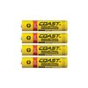 Coast 4 Pack AAA Industrial Performance Alkaline Batteries, High-Performance
