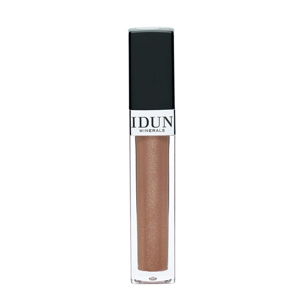 IDUN Minerals Lip Gloss - Soft, Creamy Formula for Velvet Soft, Shiny Pout - Intense Vitamin E Hydration for Dry, Chapped Lips - Non-Sticky, Long Lasting Pigment - 018 Ronja - 0.27 oz
