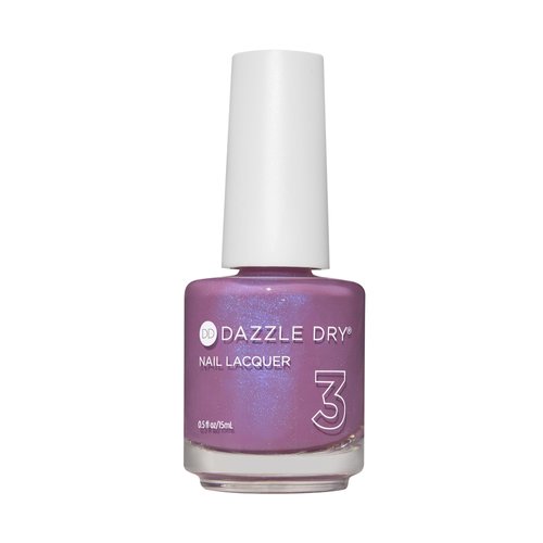 Dazzle Dry Nail Lacquer (Step 3) - Tropical Twilight - A warm semi-sheer purple with a blue flash glitter. Semi-sheer shimmer. (0.5 fl oz)