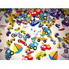 Self Adhesive Craft Stickers, Carnival, Planets, Farm Animals, Princess, Dinosaur Themed Stickers (500 Piece Party Packs) (Transportation)