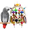Kewkont Bird Toys Parrot Toys Natural Corncob Wood Mango Chew Toys for African Grey Parrots, Sun Parrots, Lovebirds, Small Parrots, Parakeets