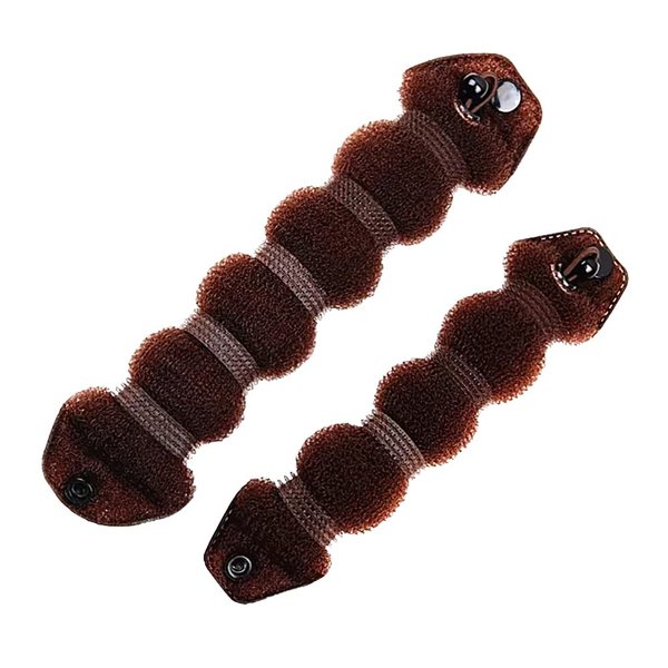 UUYYEO 3 Pcs Bun Makers for Hair Magic Hair Bun Maker Hair Donut Hair Twister Tool Hair Styling Accessories for Women Girls Brown