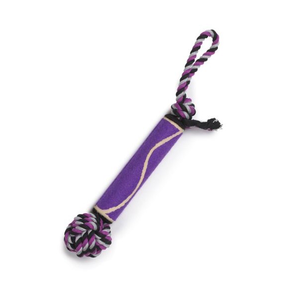 Grriggles Knot Just Rope Dog Toy, 15-1/2-Inch, Ultra Violet