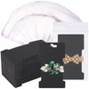 CEE 150 Pcs Hair Clip Display Cards with Self-Seal Bags, Paper Cardboard Holders for Hair Bows, Barrettes, and Accessories Organizing