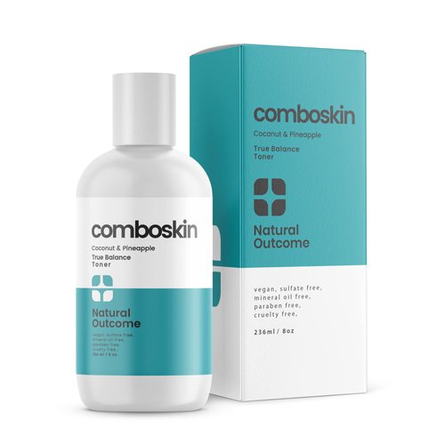 Natural Outcome Combination Skin Balancing Face Toner | Alcohol Free Witch Hazel Facial Astringent w/Hydrating Aloe Vera, Coconut & Pineapple | 8 oz