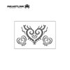 INKARTLINK Semi Permanent Tattoos, 3 Sheets of Small Temporary Tattoos, Adult Art Designs, Party Favors, Waterproof, Realistic, No Adhesive, No Reflective, Lasts 1-2 Weeks (Heart Totem)