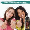 Hair Dye Shampoo 3 in 1 Hair Shampoo Instant Hair Dye Herbal Ingredients for Women & Me Hair Color Dye Shampoo Cover Gray White Hair in Minutes Dark Brown(500mL,17.6 Fl Oz)