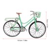 Metal Bike Model, Desktop Mini Finger Bike Figurines Toy Miniature Retro Mini Model Bike Christmas Ornaments Family and Friend 7.68 x 4.72inch