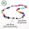 Chew Necklaces for Sensory Kids 2 Pack, Baby Silicone Teething Necklace, Nursing Necklace Breastfeeding Teether Toys, BPA Free, Freezable, Dishwasher and Refrigerator Safe