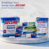 Secure Denture Adhesive Cream – 12-Hour Max Hold – Patented Waterproof Seal – Zinc Free – for Uppers Lowers & Partials – Food Grade Ingredients – FSA HSA Approved – 1.4 oz (6 Pack)