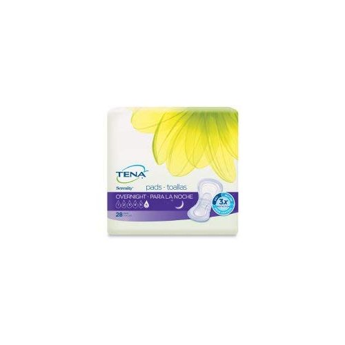 TENA Intimates Overnight Pads 16 Inch Length Box Of 28