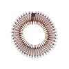 Suoirblss 10PCS Stretch Flexible Hair Combs Headband Tooth Headband Hoop Fashion Stretchy Circle Flexible Comb Teeth Headband Hair Clips Women's Lady (Brown)