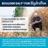 BOULDER SALT - Low Sodium Salt - Unflavored Salt for Cramps, Salt for High Blood Pressure, Salt for POTS Syndrome - Good on Food or in Water. 113 Servings.