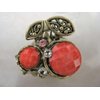 small mini metal jeweled antique bronze hair claw clip Set C (Primary color: Purple)