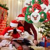 HADCKJA Christmas Balloons Christmas Party Supplies Christmas Red Reindeer White Santa Claus Green Latex Balloon for Christmas Party Decor Christmas Theme Birthday party Decorations 12Pcs
