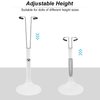 HMIEPRS 10 Pcs Doll Stand Adjustable Doll Display Stand, Action Figure Stand Holder 1/6 Scale Doll Support Stand for 8" to 12" Doll Accessories (White)