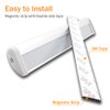Kuled® Cabinet LED Light, Motion Auto Sensing LED Lights, DIY Stick-on Anywhere Portable 10-led Wireless Motion Sensing Closet Cabinet LED Night Light / Stairs Light, Step Light Bar with Magnetic Strip for Trunk Led Light / Cabinet / Drawer / Bar Sets / H